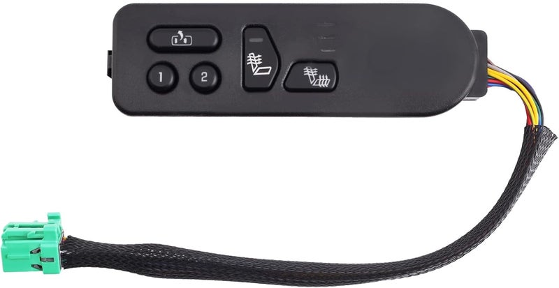 Citumo Driver Side Seat Heater Switch Compatible with 2003-2006 Escalade Silverado Avalanche 1500 2500 Suburban 1500 2500 Tahoe Yukon XL 1500 2500 Replaces 15116863 15169669 15179137 901-200 - Image 1